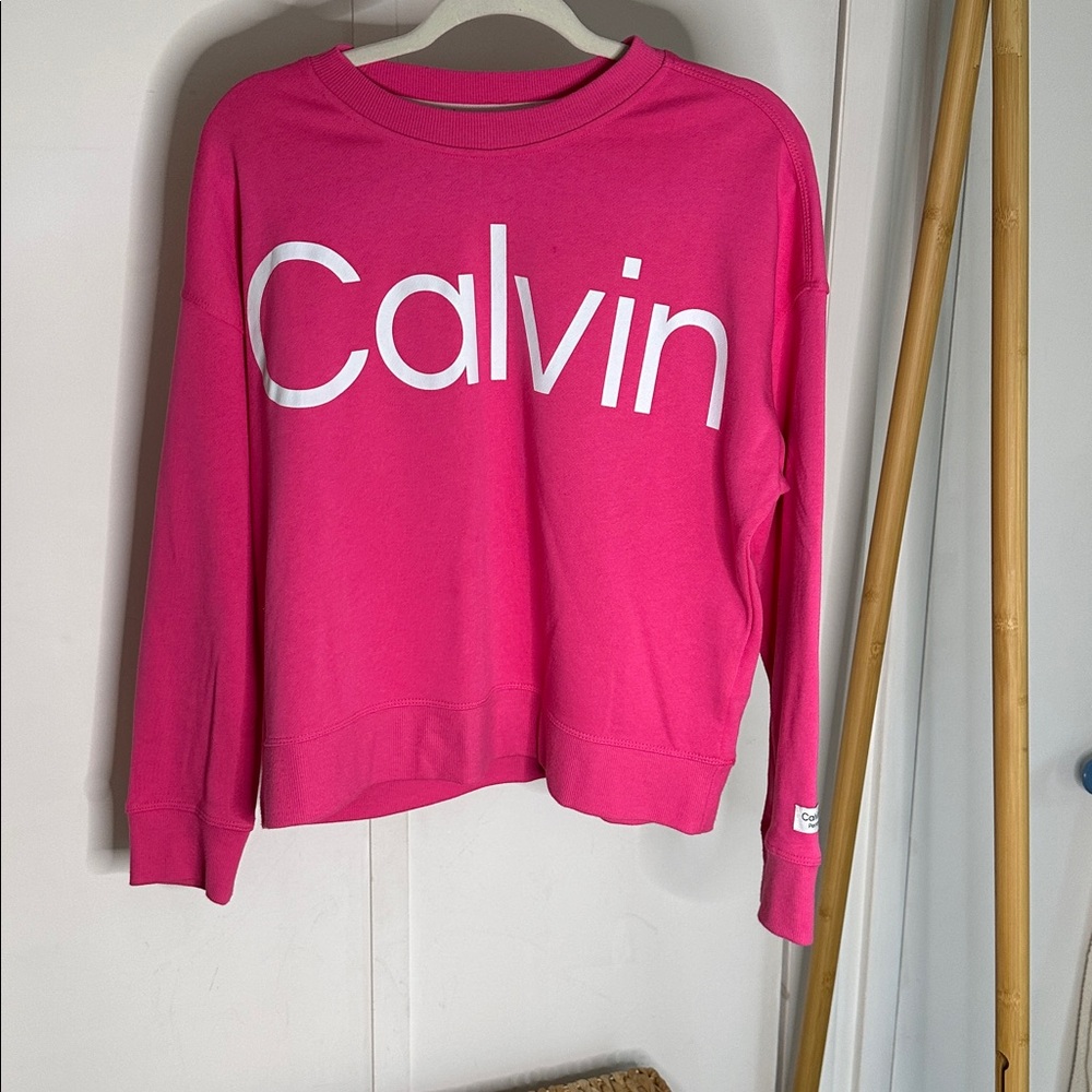 Calvin Klein Pink sweatshirt size extra large‎